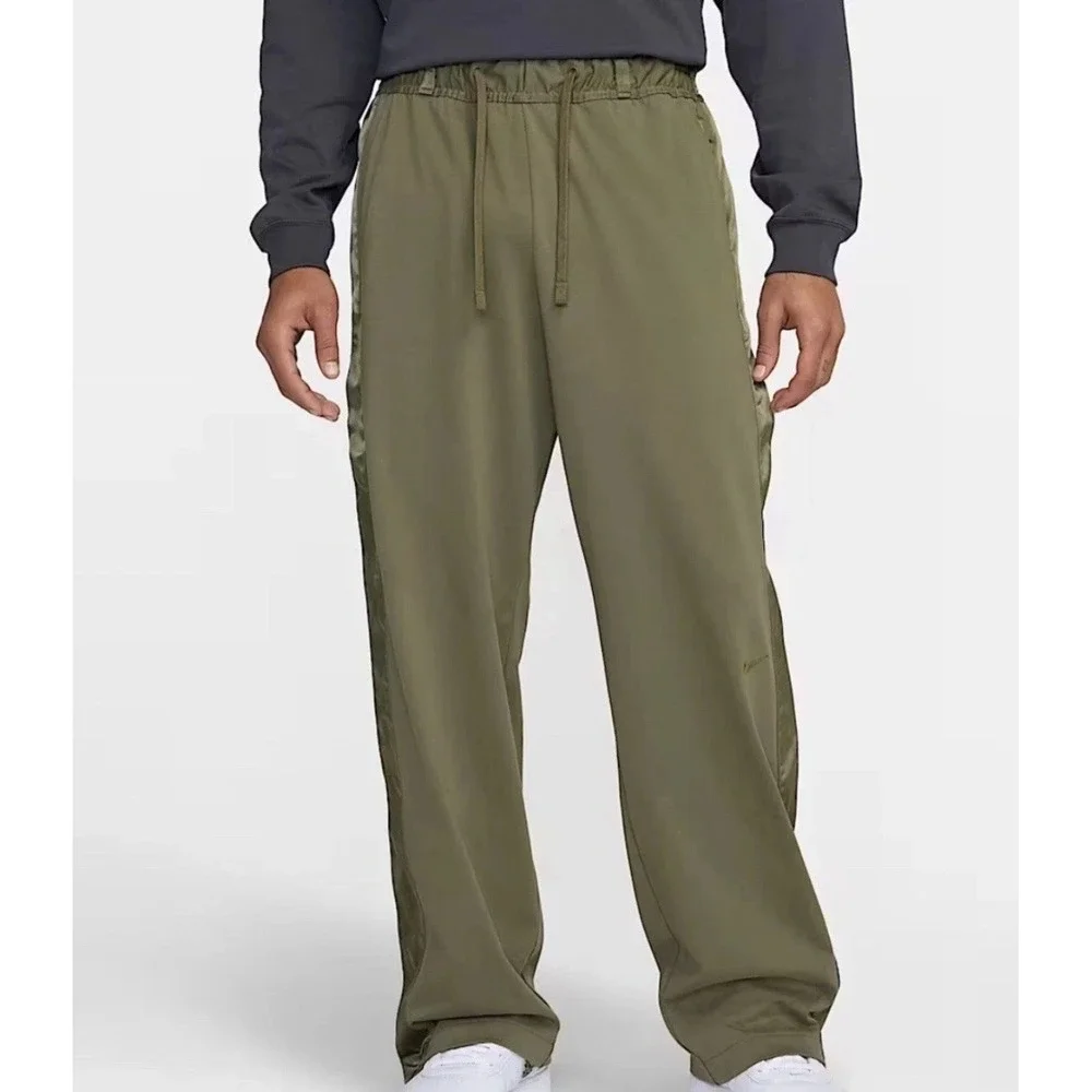NEW Nike Devin Booker Dri-Fit Tear Away Pants Olive Mens Size Large HJ3899-222